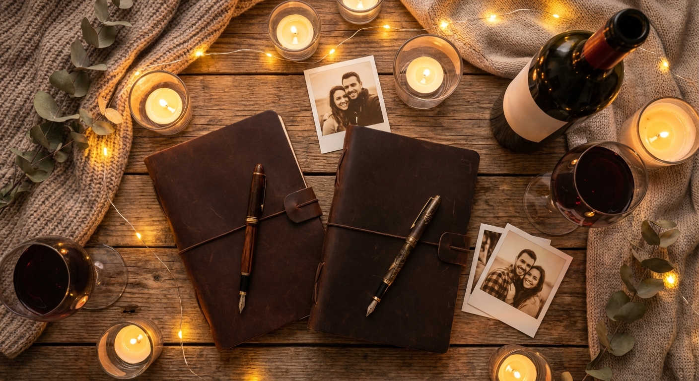 Romantic Vow Writing Date Setup