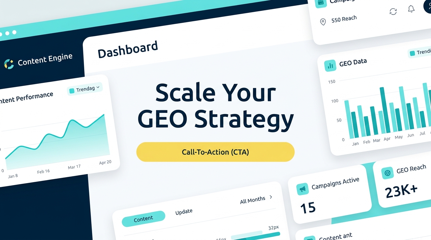 Scale Your GEO Strategy