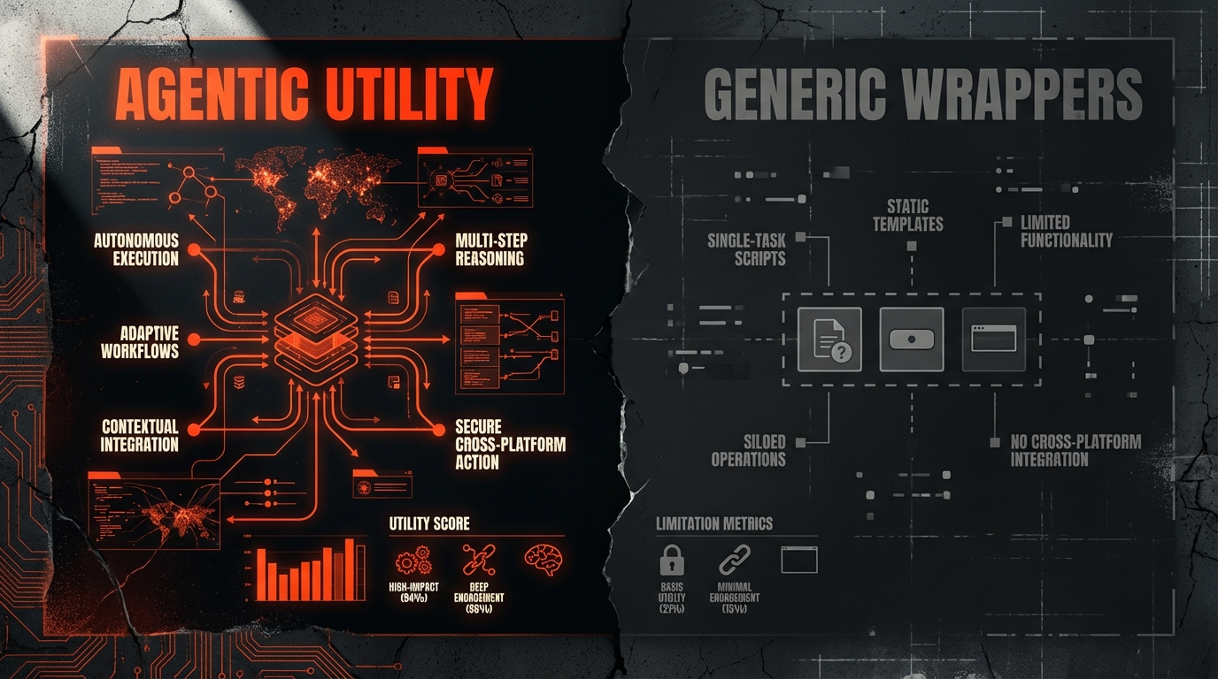 Agentic Utility vs Generic Wrappers