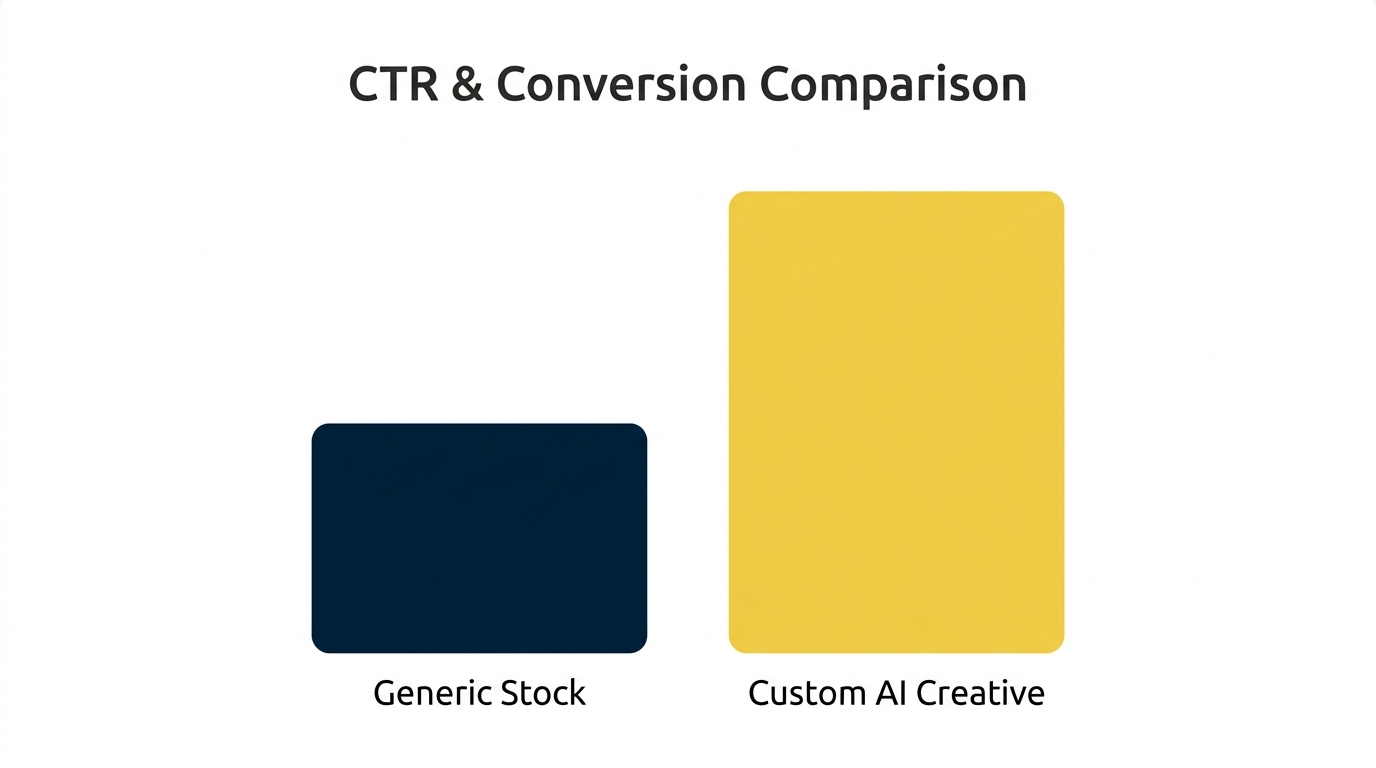 AI vs Stock Performance Infographic