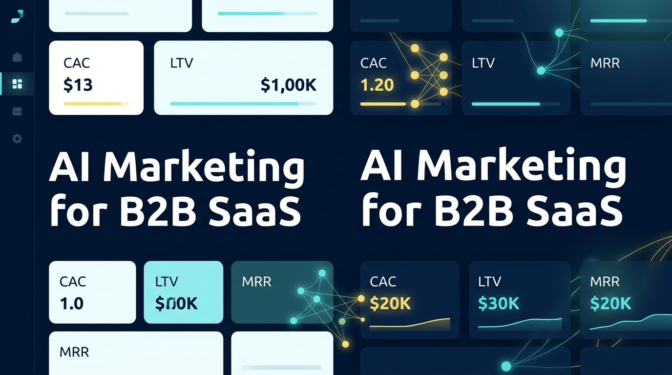 AI Marketing for B2B SaaS: How to Automate Content, Outbound, and Ads Without a Full Marketing Team