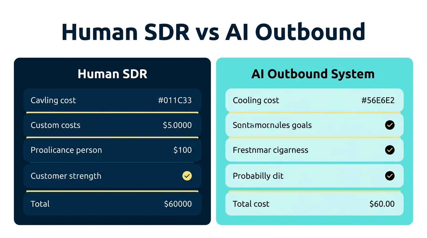 SDR vs AI Cost Comparison
