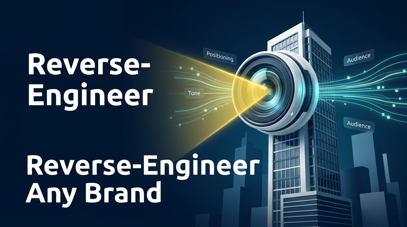 The Ultimate Guide to Competitor Brand Analysis with AI: How to Reverse-Engineer Any Company's Positioning