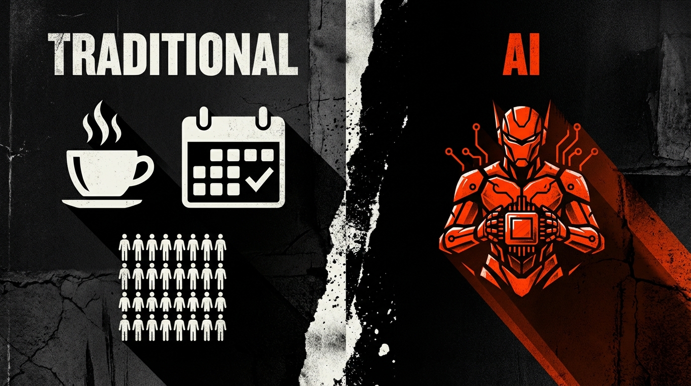 Traditional vs AI Brand Audit Comparison