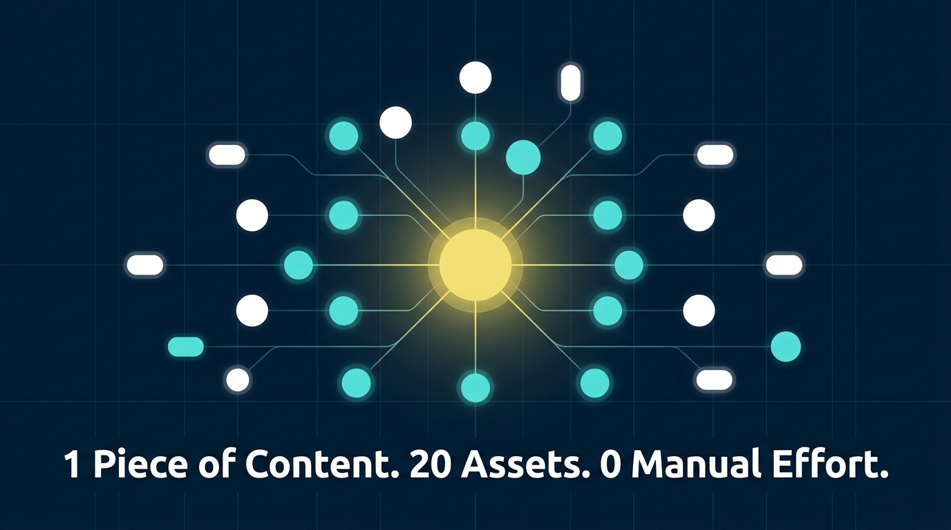 The Ultimate AI Content Repurposing Strategy: Turn 1 Pillar Post into 20 Cross-Channel Assets