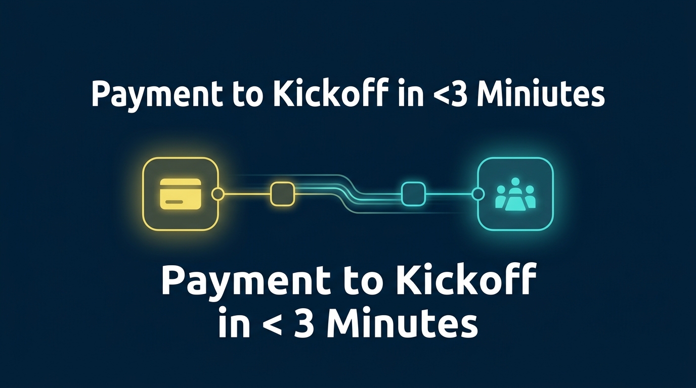 How to Automate Client Onboarding with AI: From Payment to Kickoff in Under 3 Minutes